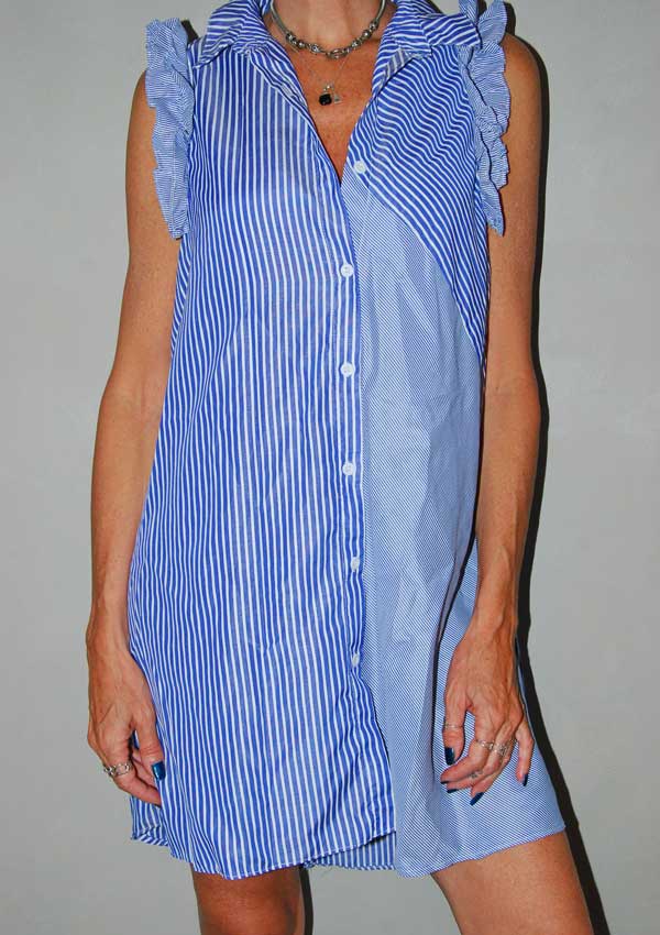 שמלת פסים חמודה