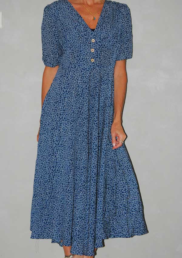 שמלה פרחים קטנים