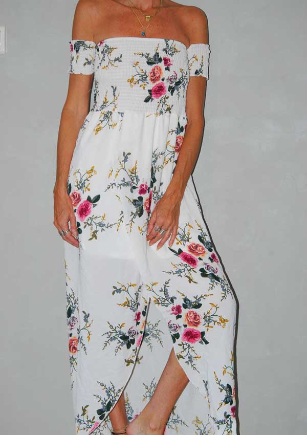 שמלה פרחונית