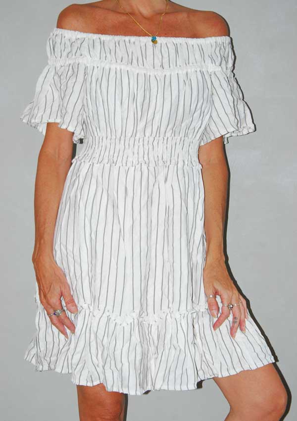 שמלת פסים חדשה טיקט