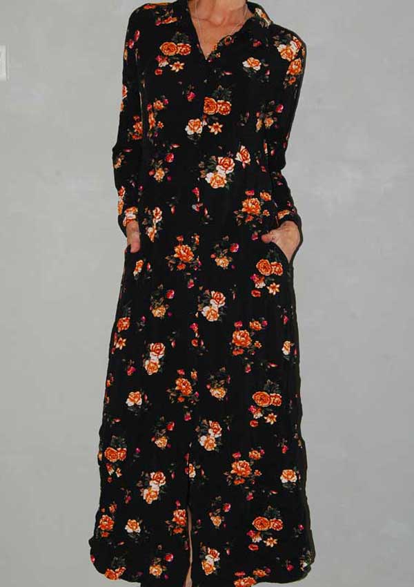 שמלת מקסי פרחונית