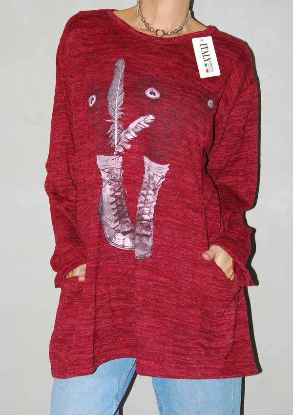 חולצה MADE IN ITALY חדשה טיקט