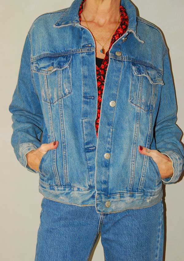 ז'קט ג'ינס PULL N BEAR