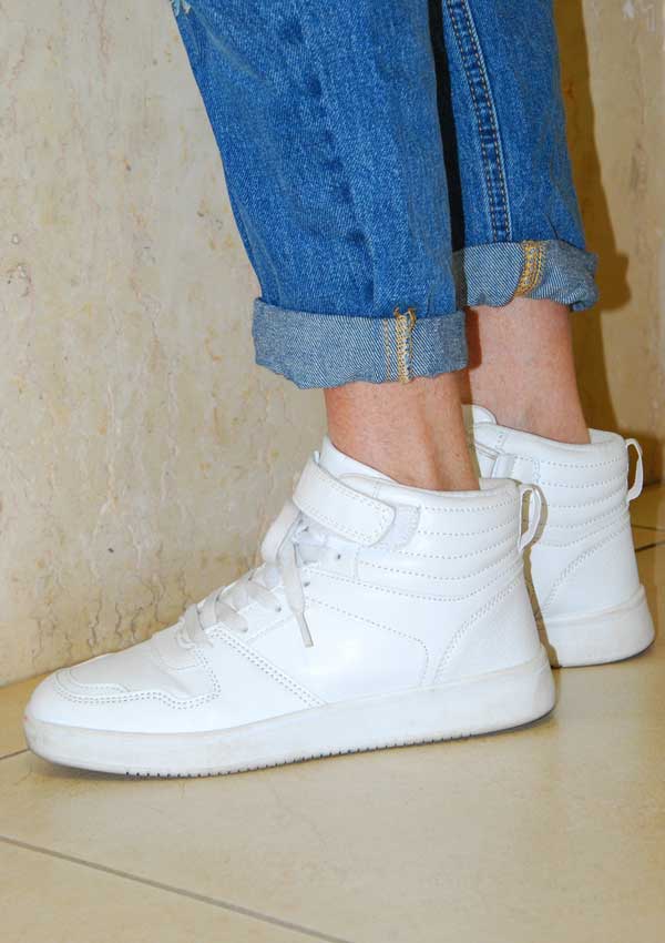 סניקרס גבוהות מידה 37