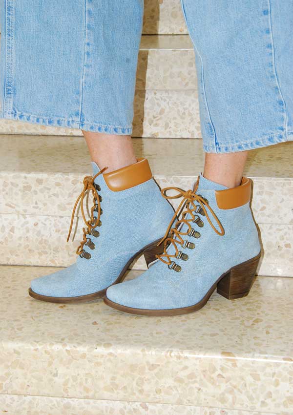 מגפוני ג'ינס מידה 38