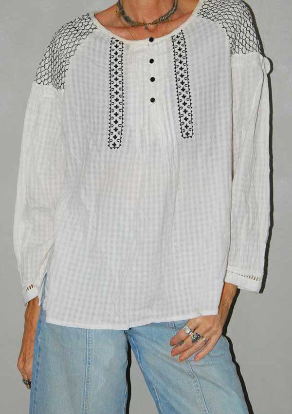 חולצה לבנה MANGO