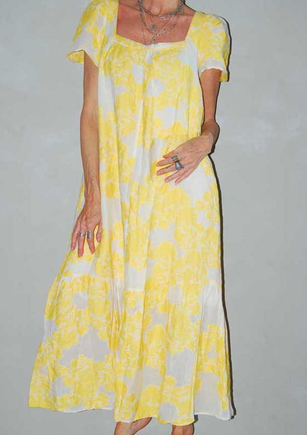 שמלה פרחונית